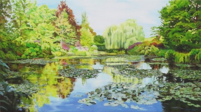 My Interpretation of Monet’s Lily Pond